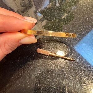 Cartier Love rose gold small Bracelet with Screwdriver